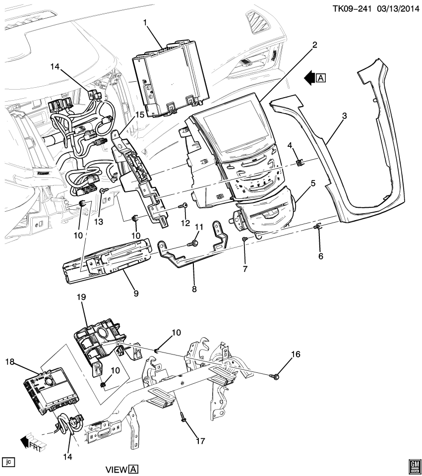GM 84214288 CD Player