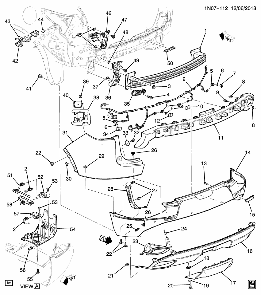 GM 84499294 PANEL-RR BPR VAL *MOONSHINE MTT