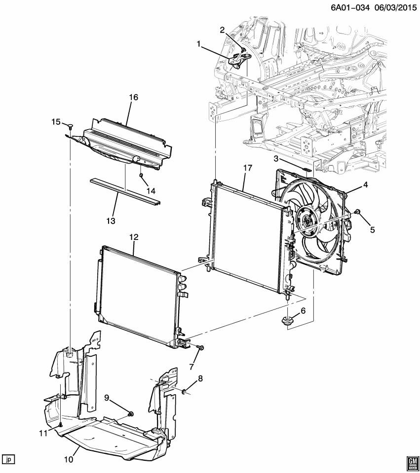 GM 11547004 Clip-Poa Service Part Only