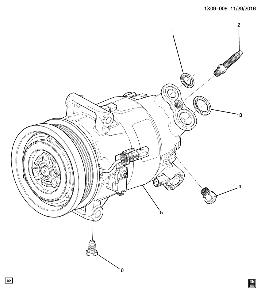 GM 84635619 Compressor