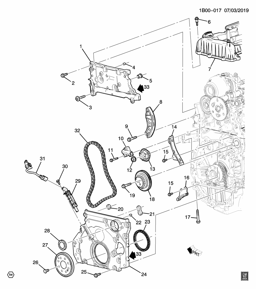GM 55580572 SPACER-F/INJN PUMP BRKT