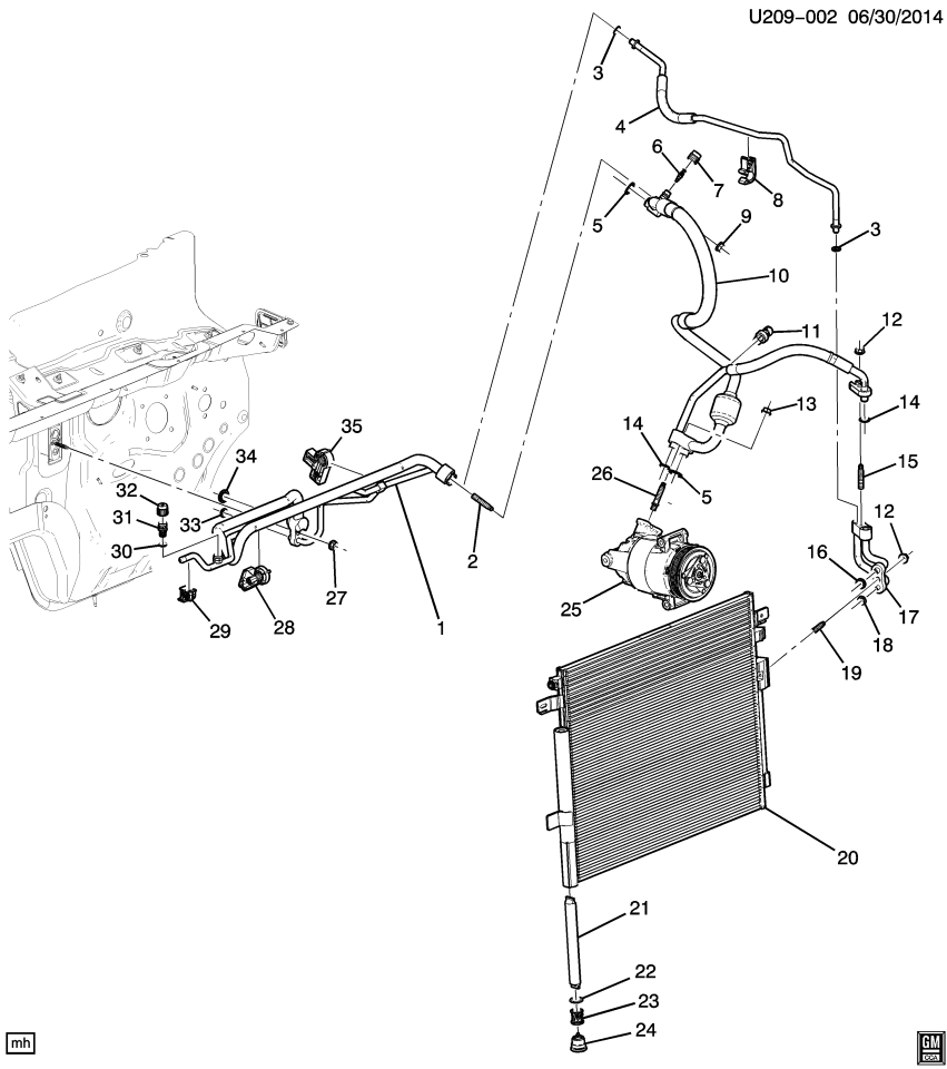 GM 11547797 Clip-Poa Service Part Only
