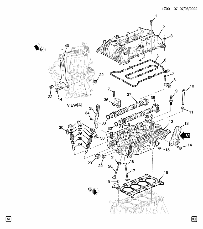 GM 12636133 Bracket-Engine Lift Front
