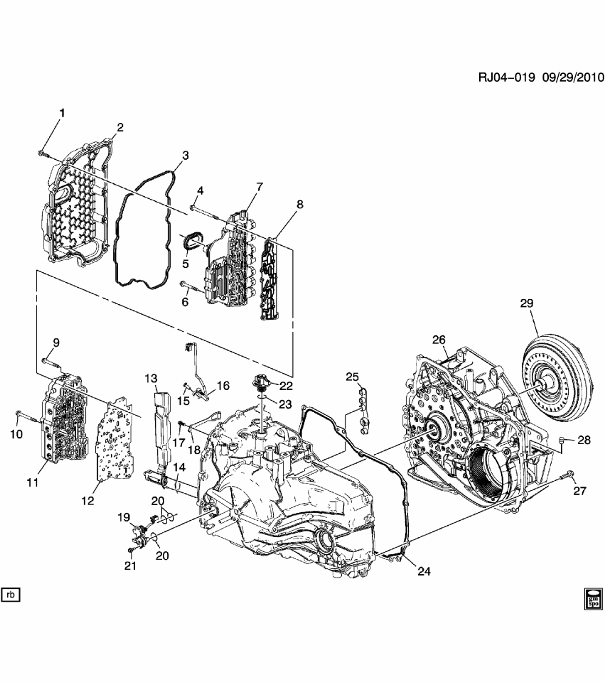 GM 24041960 VALVE ASM, CONT SOL (W/ BODY & TCM)