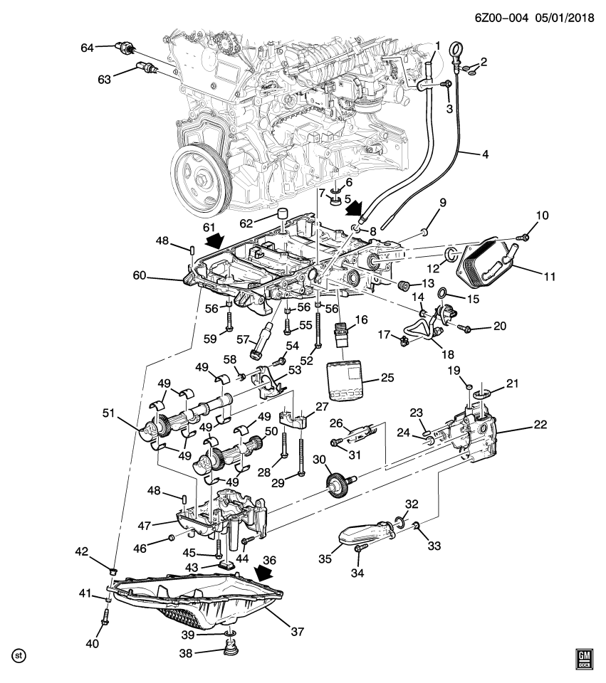 GM 55487698 Oil Tube