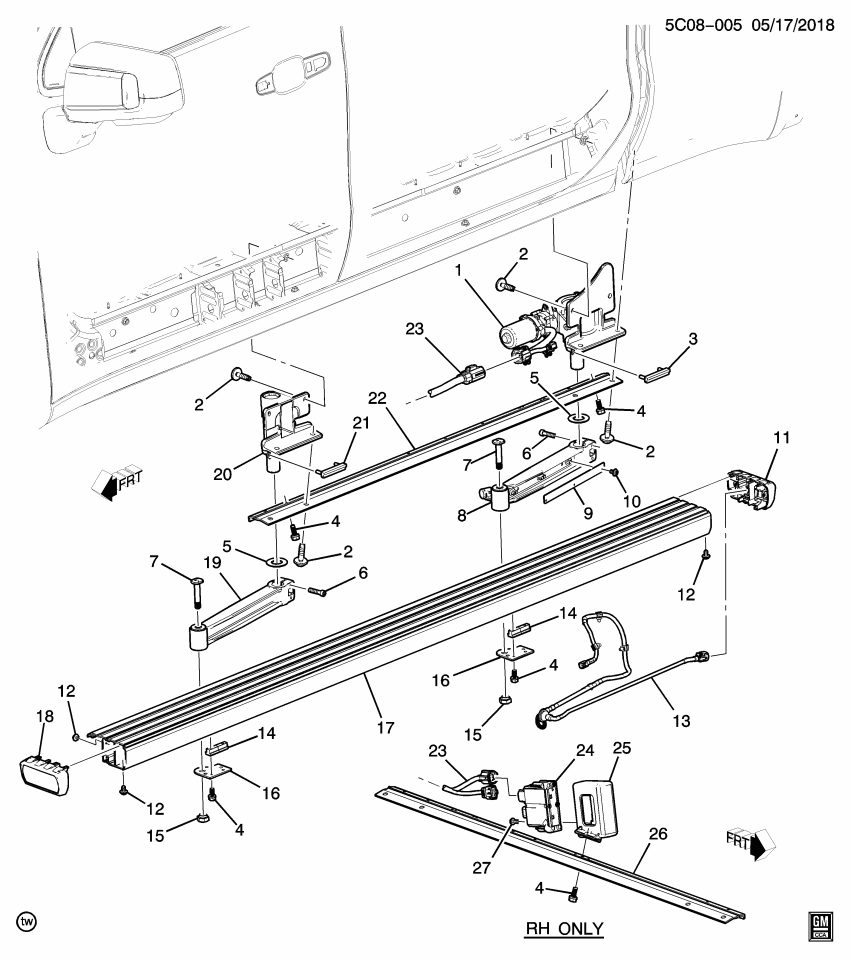 GM 11548118 Nut-Tee-Poa Service Part Only