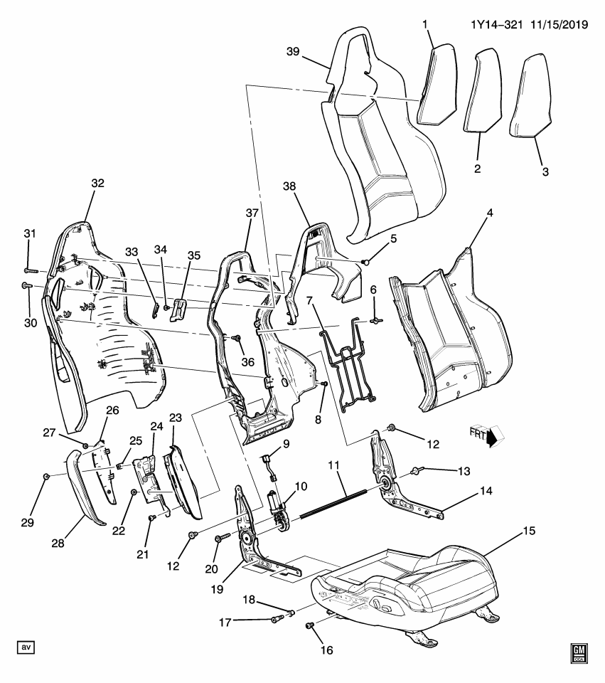 GM 11516118 Bolt/Screw-Ecm Retainer