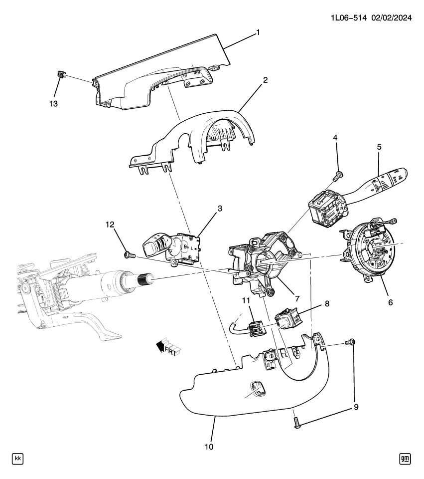 GM 13554848 SWITCH ASM-T/SIG