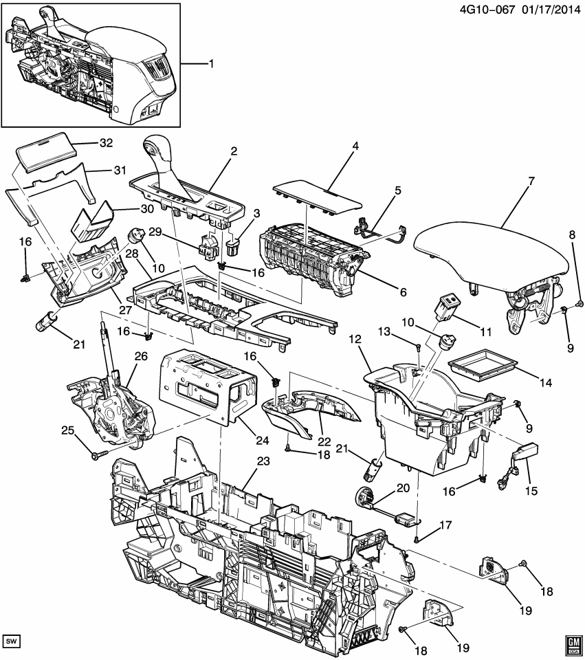 GM 90872404 Lamp Asm, Front Floor Console Cup Holder Illuminate