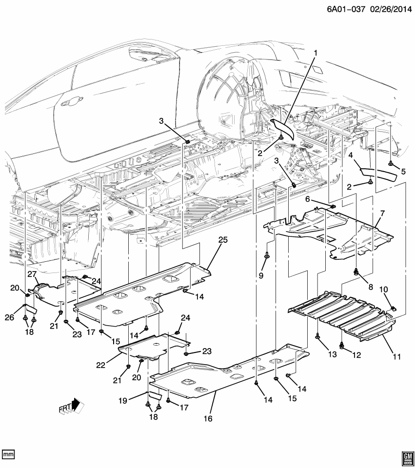 GM 23483125 Deflector Asm-Front Tire Front Air