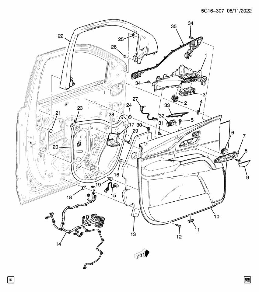 GM 84969788 LAMP PKG-AMB LIGHTING