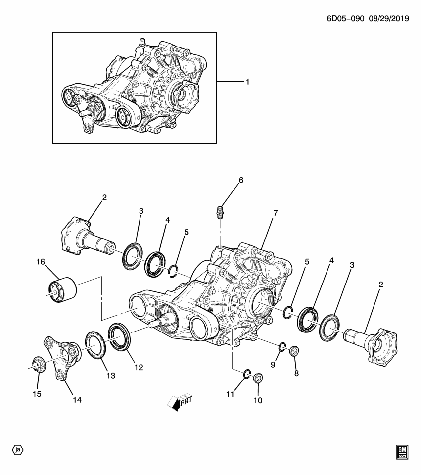 GM 85514206 FLANGE ASM-RR WHL DRV SHF