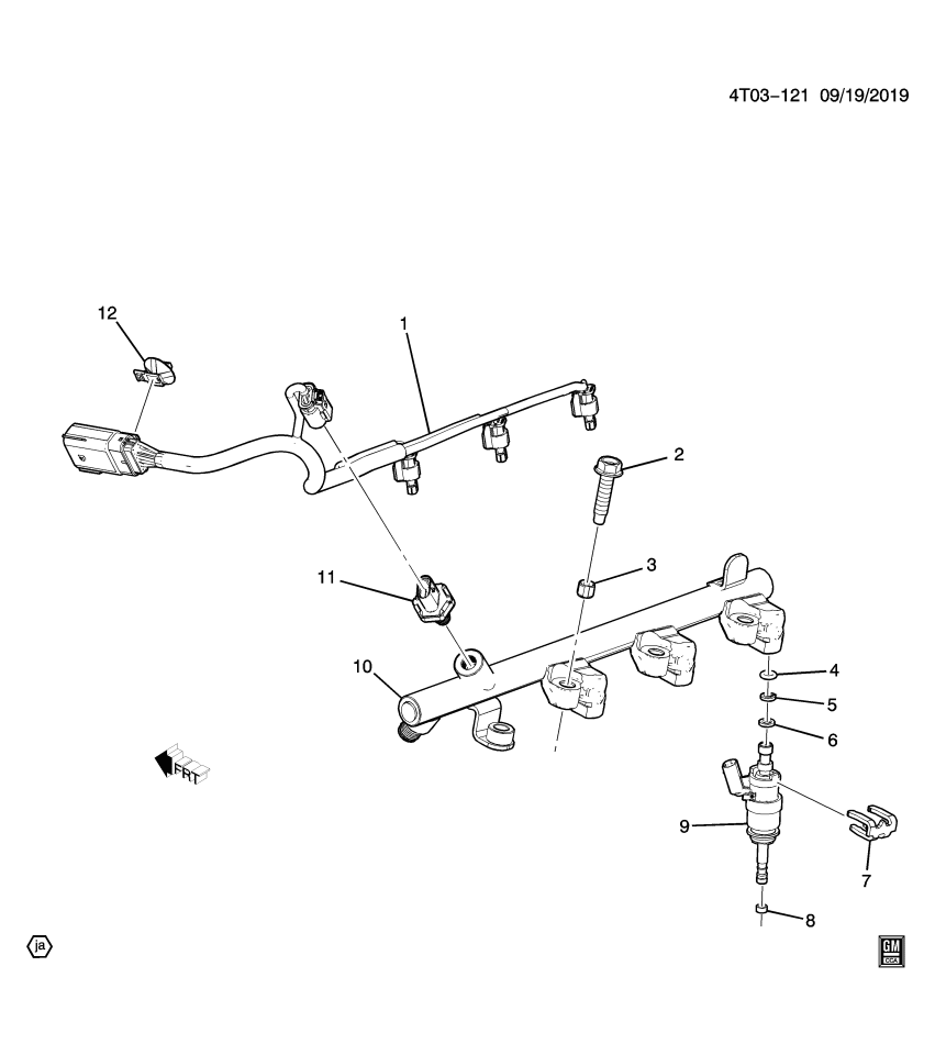 GM 55492930 HARNESS ASM-F/INJR WRG