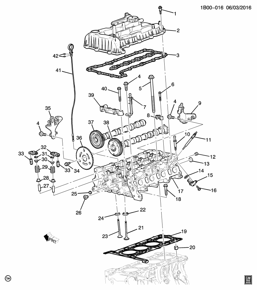 GM 55569930 Valve Spring Retainers
