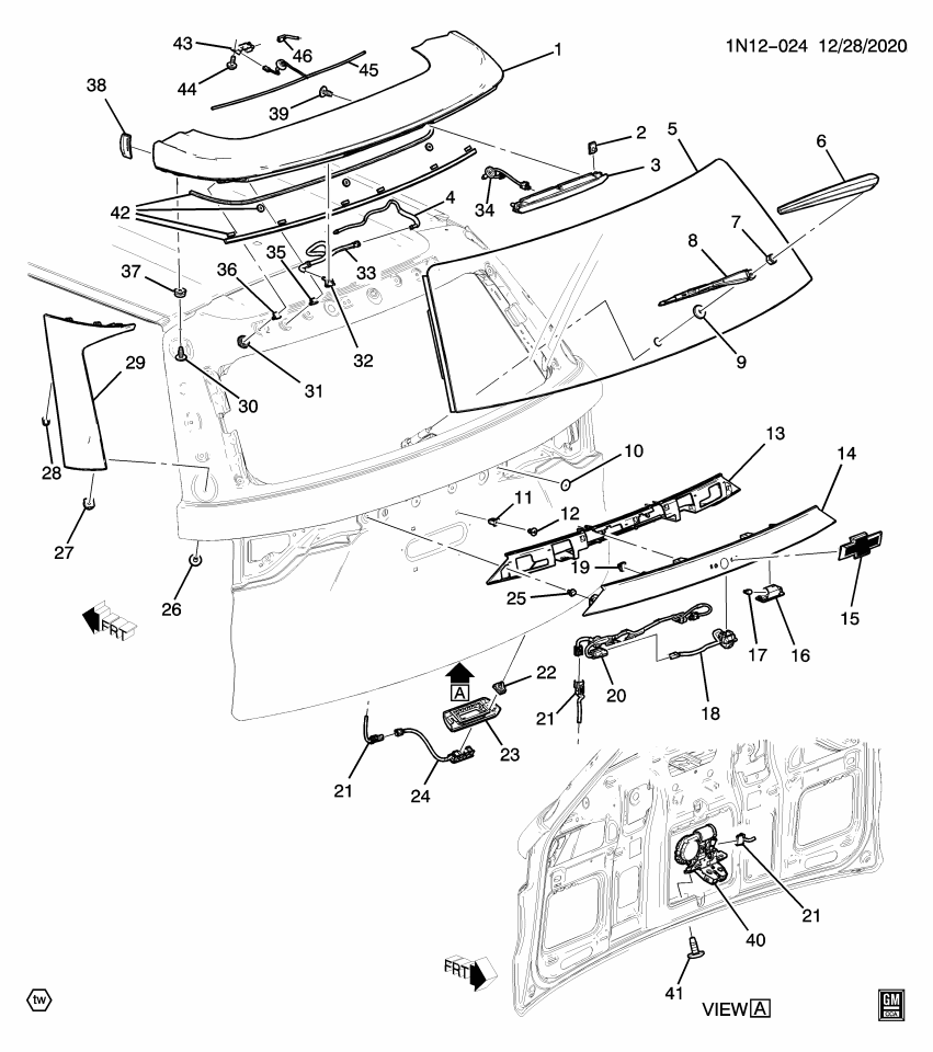 GM 84333043 Amplifier Asm-Radio Antenna