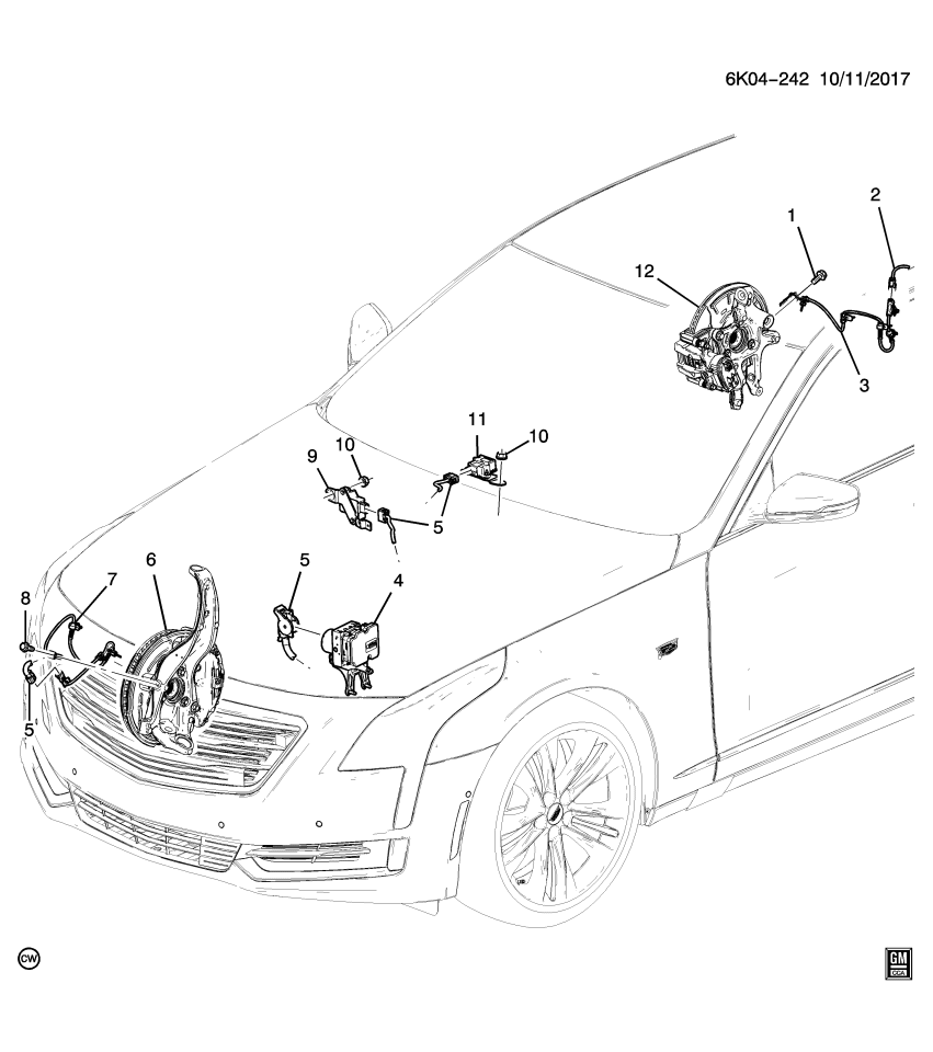 GM 84456367 SENSOR ASM-FRT WHL SPD