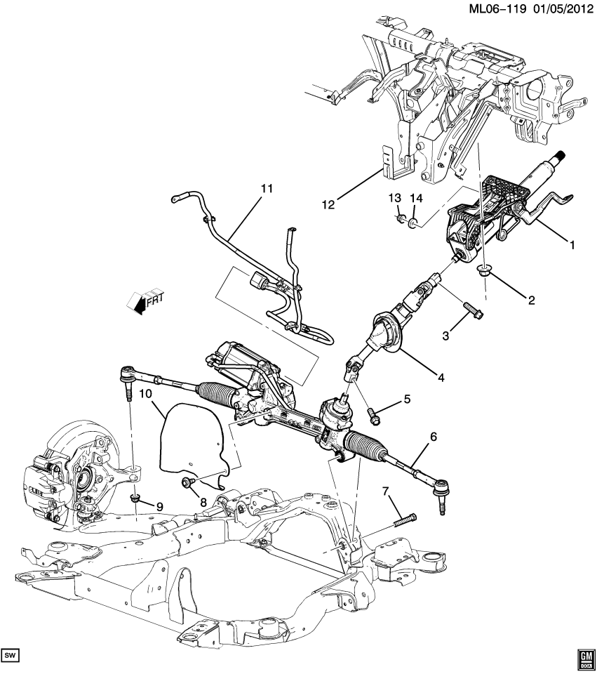 GM 23170967 Harness Asm-P/S Wiring