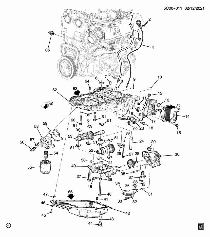 GM 12658487 Pin-Camshaft Bearing Cap Locating
