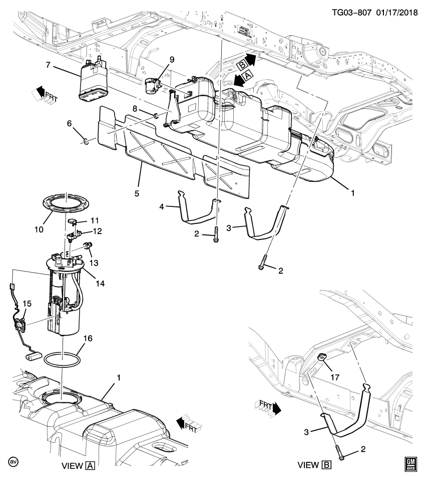 GM 10287870 Cap, Fuel Sender Cover Connect <See Guide/Contact Bfo>