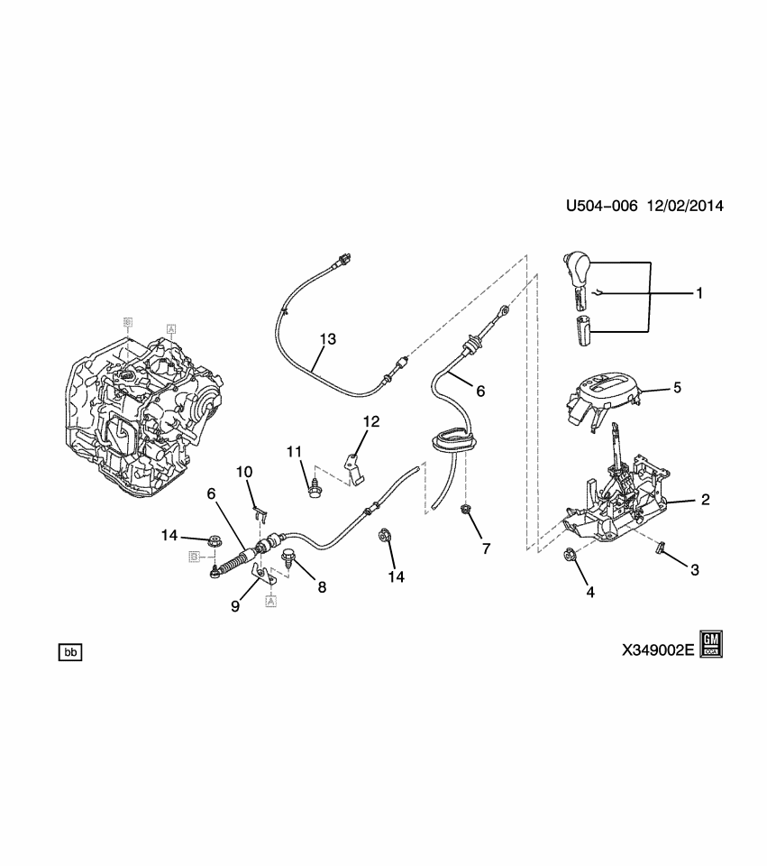 GM 19317505 Plate, Automatic Transmission Shift Lock