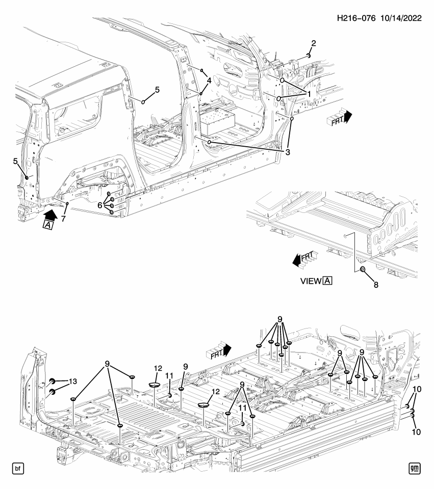 GM 84365192 Plug-Front Side Door Drain Hole