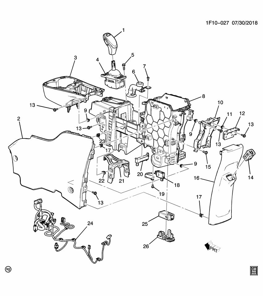 GM 42625644 BRACKET ASM-UHF LOW ENGY R/CON ACC SEN (A