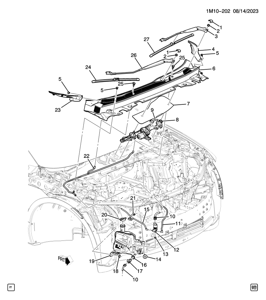 GM 26345844 HOSE ASM-WSWA NOZ