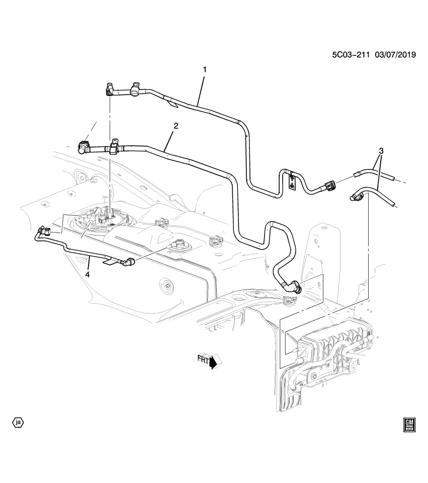 GM 85546693 HOSE-EVAP EMIS CNSTR