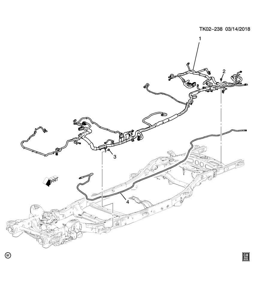 GM 22894050 HOSE ASM-R/WDO WA NOZ