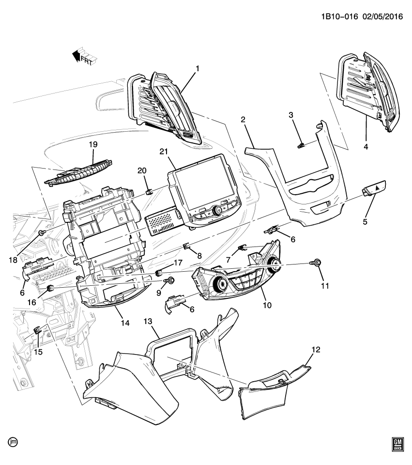 GM 42704925 COVER-I/P FUSE BLK ACC HOLE *DARK ATMOSPHR