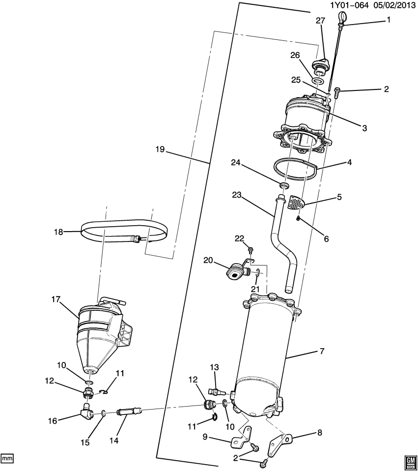 GM 12661069 Deflector-Oil Separator