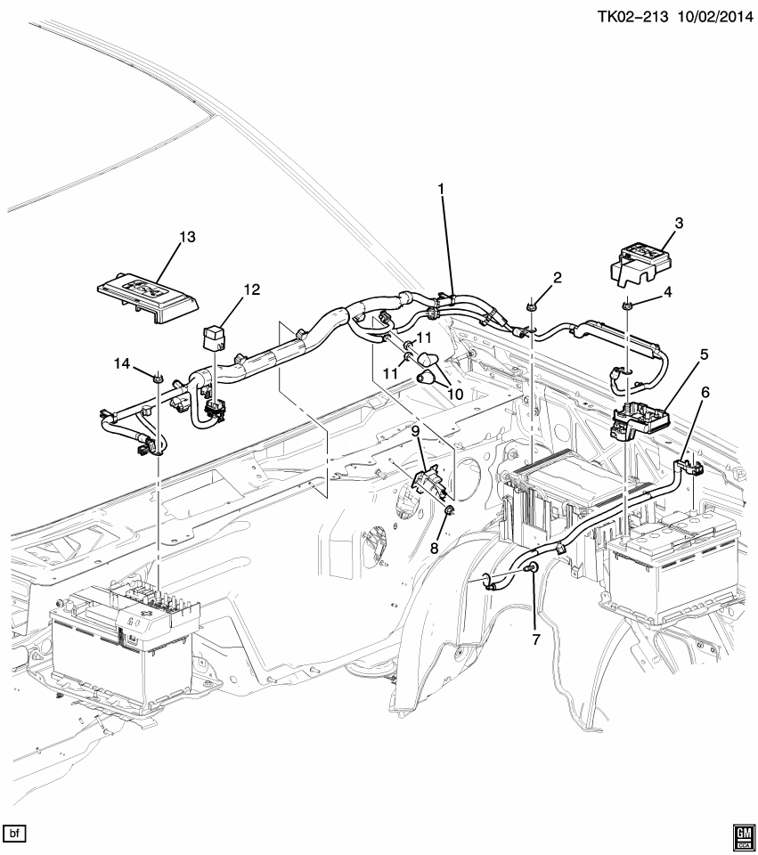 GM 24284244 Negative Cable
