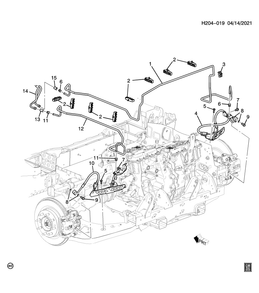 GM 85160611 PIPE-BRK