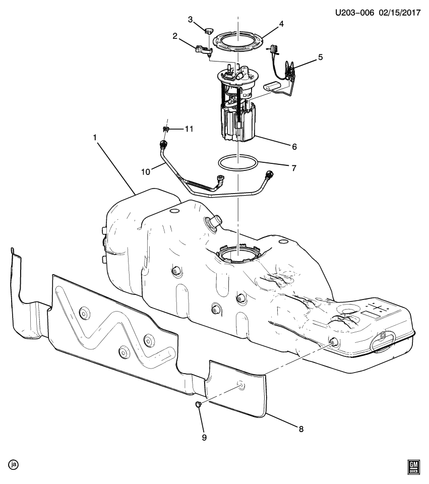 GM 84007392 Hose Asm-Evap Emission