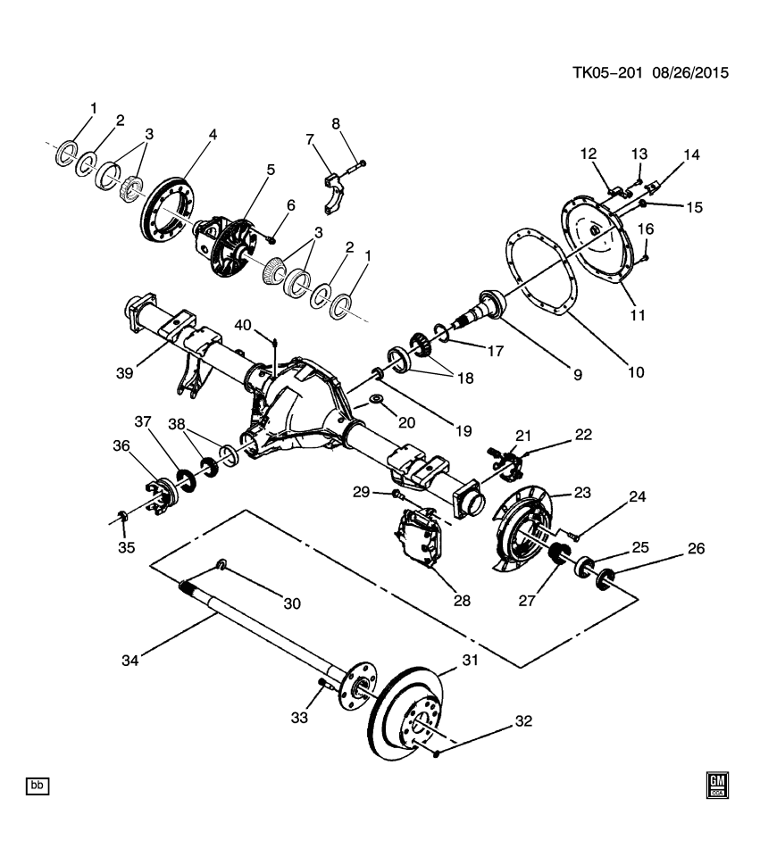 GM 23360976 Ring & Pinion