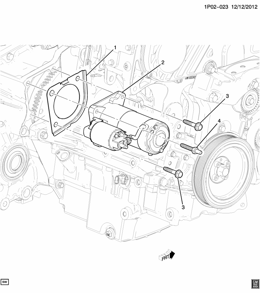GM 55354470 Stud-Starter