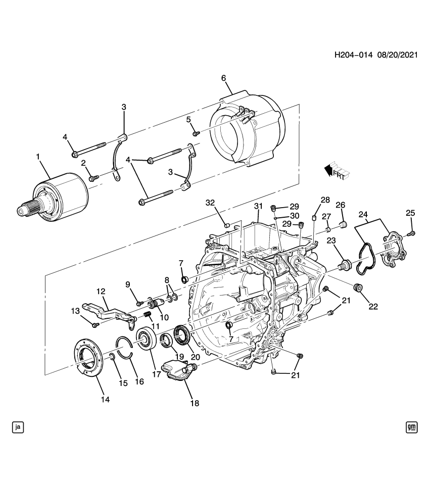 GM 24296361 BRACKET-DRV MOT STAT