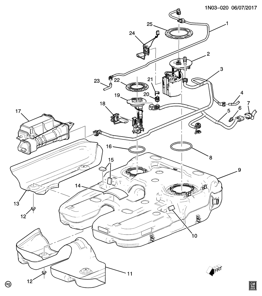 GM 84609068 HOSE ASM-EVAP EMIS CNSTR VENT
