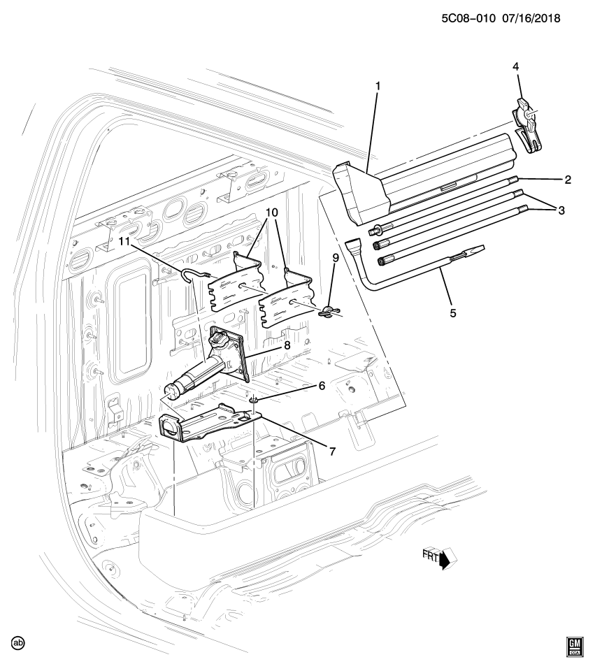 GM 84617951 Accessories Service Jack