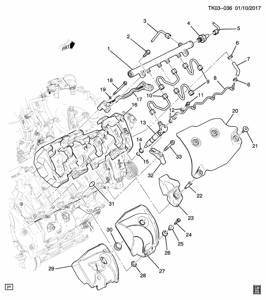 GM 12640542 Pin-Fuel Injector Valve Pivot