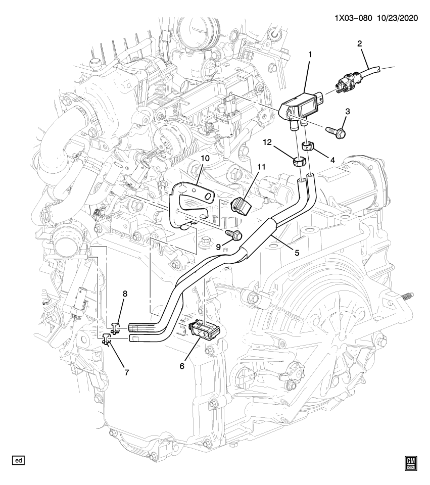 GM 55488801 Clip-Heated Oxygen Sensor