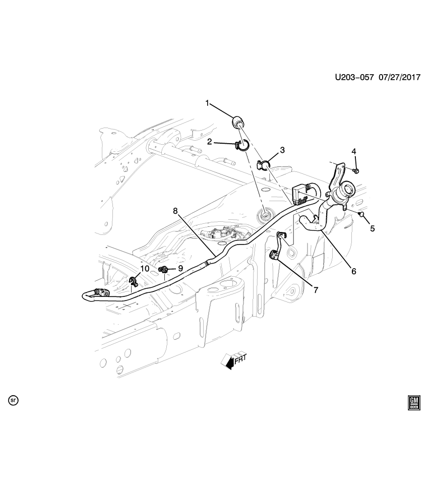 GM 84102514 Hose Asm-Fuel Tank Filler
