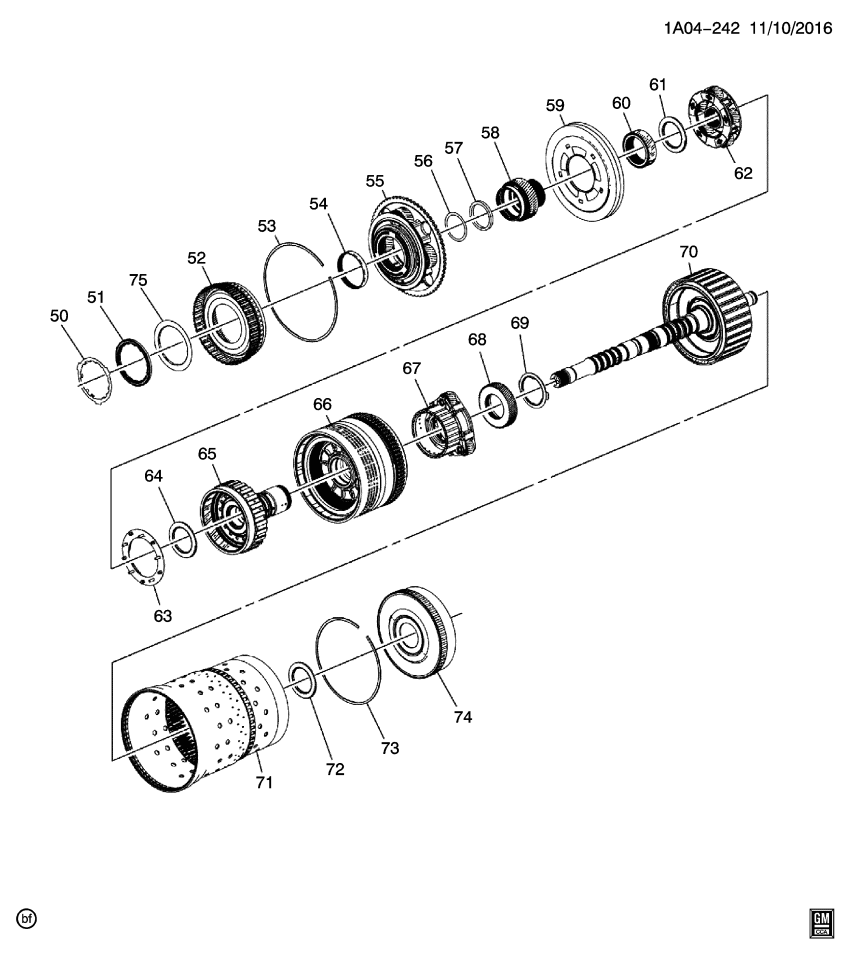 GM 24293107 GEAR-INPUT SUN