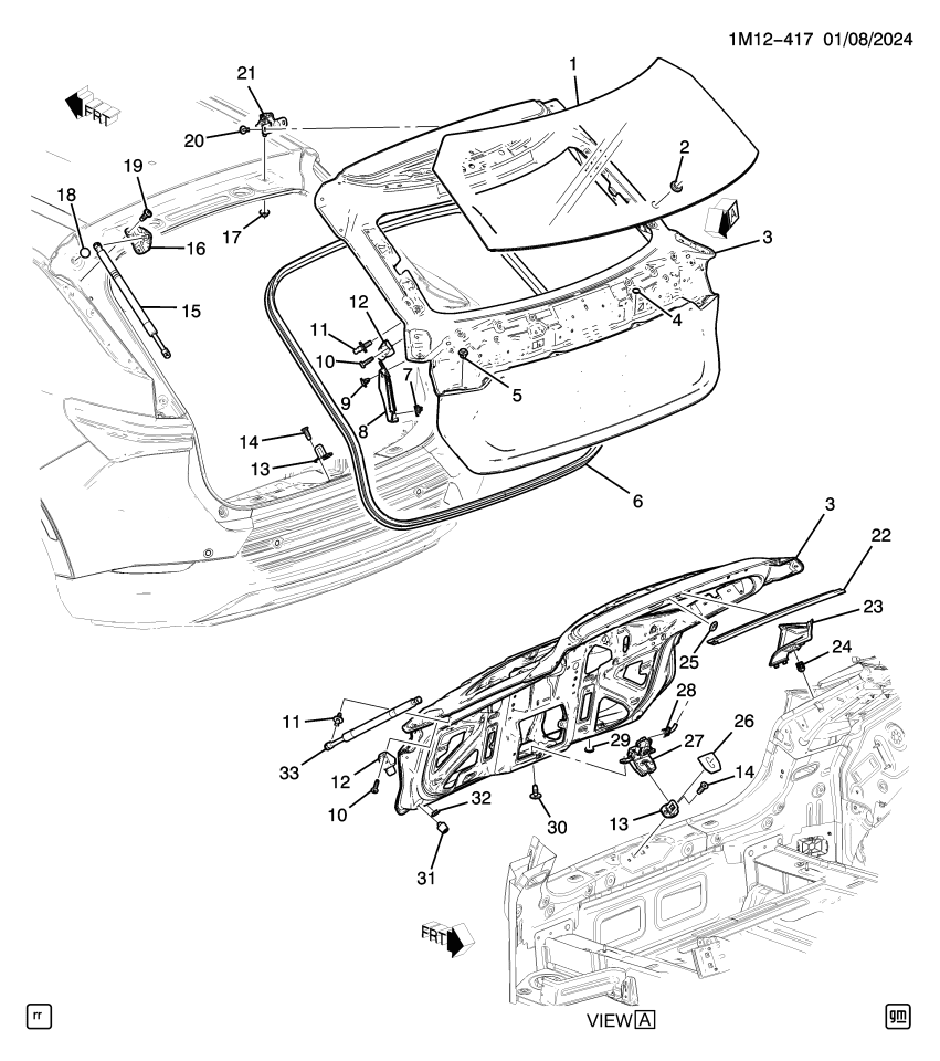 GM 85136774 GATE ASM-LIFT
