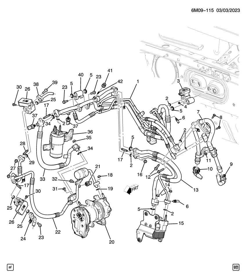 GM 85610027 EXCHANGER ASM-A/C REFRIG HT