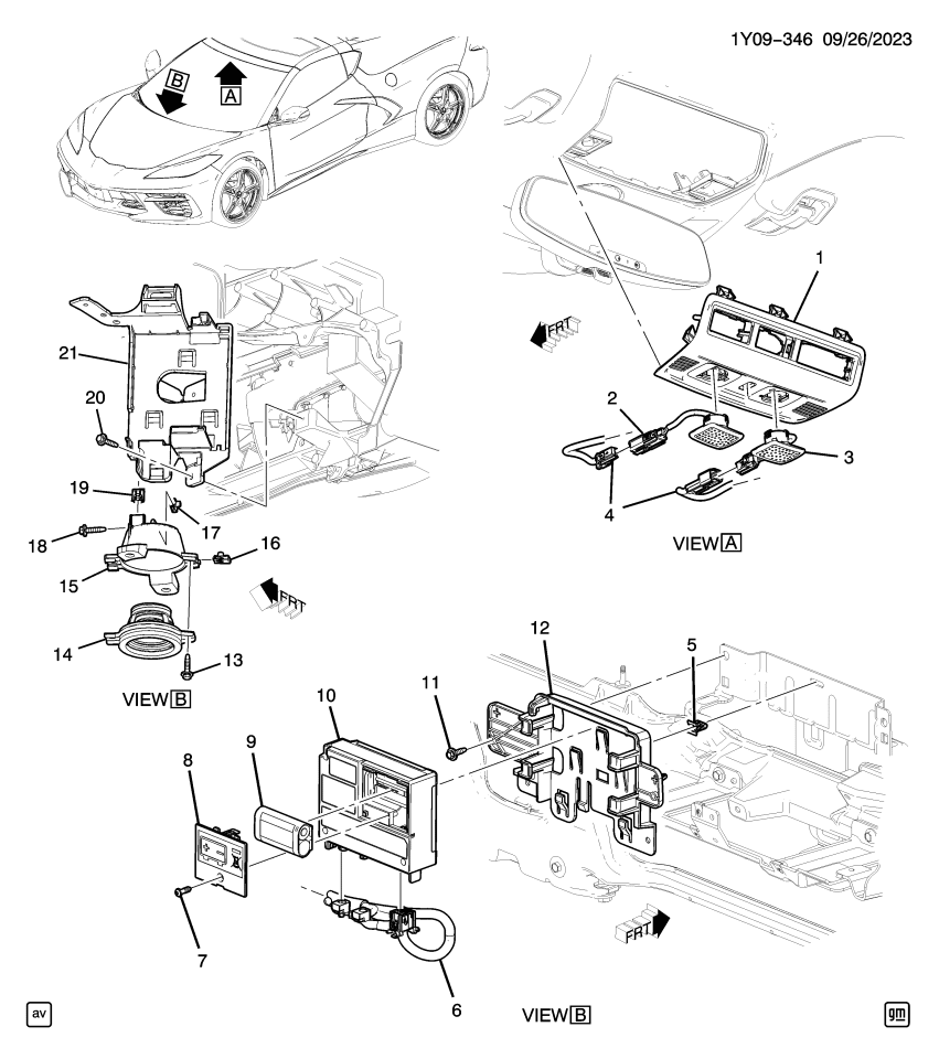 GM 84743142 Microphone
