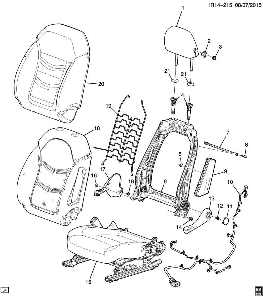 GM 84331840 RIVET-F/SEAT CUSH FRM BRKT