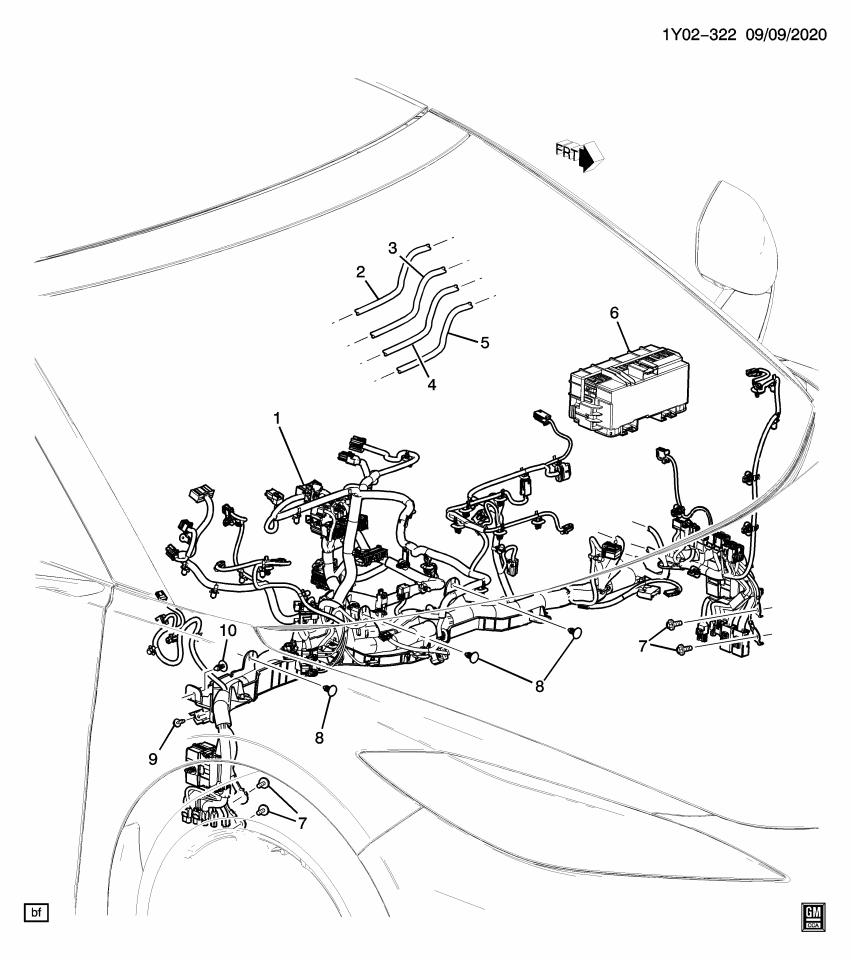 GM 84661899 CABLE ASM-HIGH SPD DATA