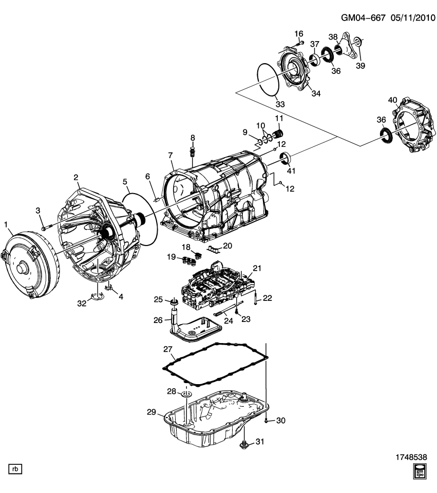 GM 24225347 SEAL ASM-A/TRNS FLUID FLTR