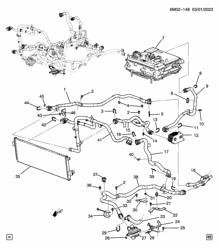 GM 85587650 BRACKET-DRV MOT PWR DSTRBN CONT MDL HOSE